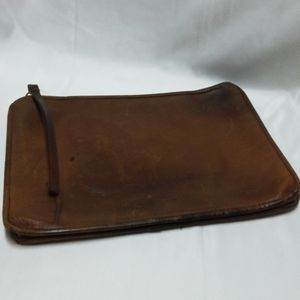 Vintage Coach NYC Leather Portfolio in Tabac